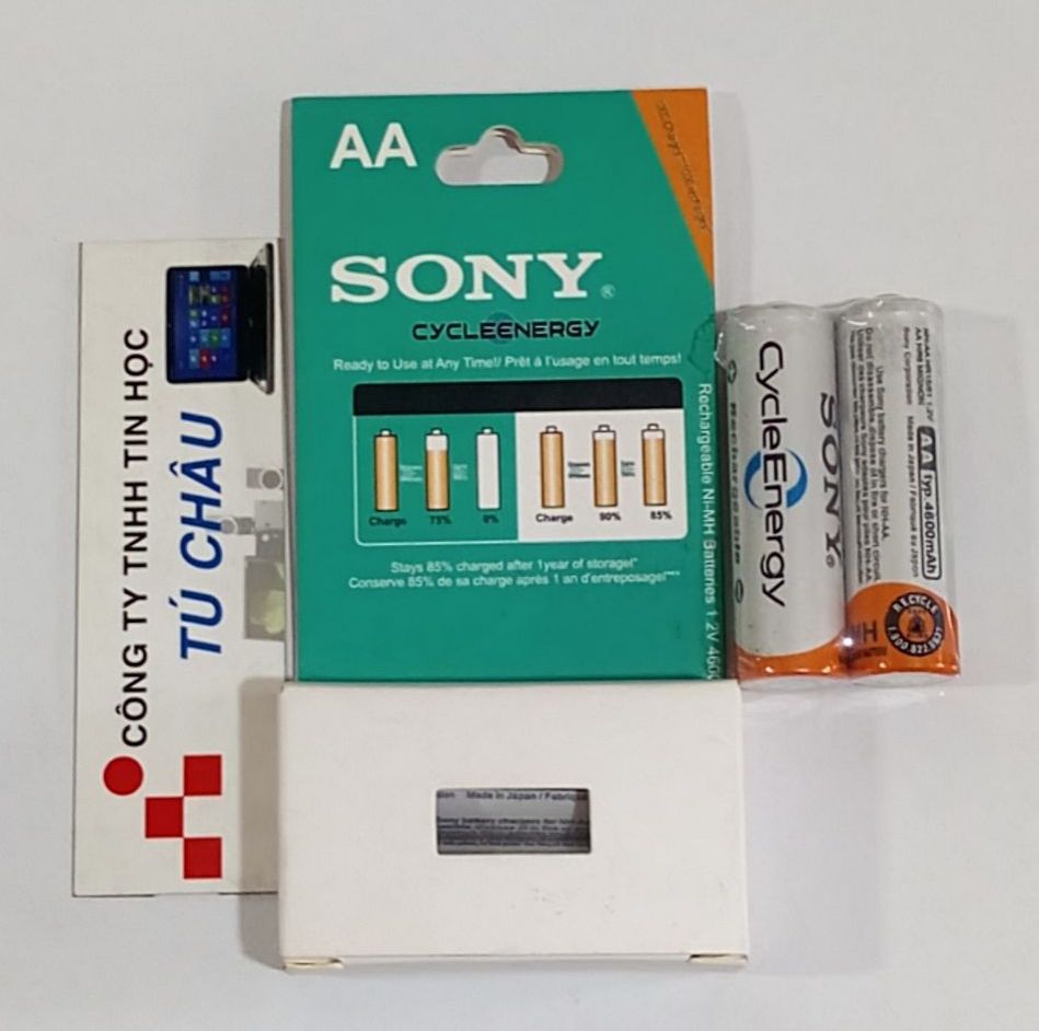 Pin sạc AA SONY CycleEnergy / 1 Cặp (Vĩ 2 Viên)