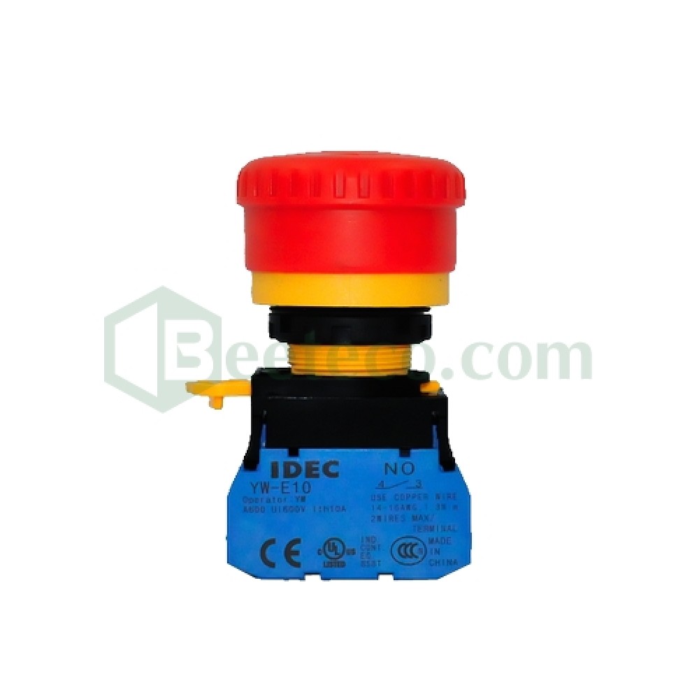 YW1B-V4E : Nút nhấn khẩn Idec phi 22