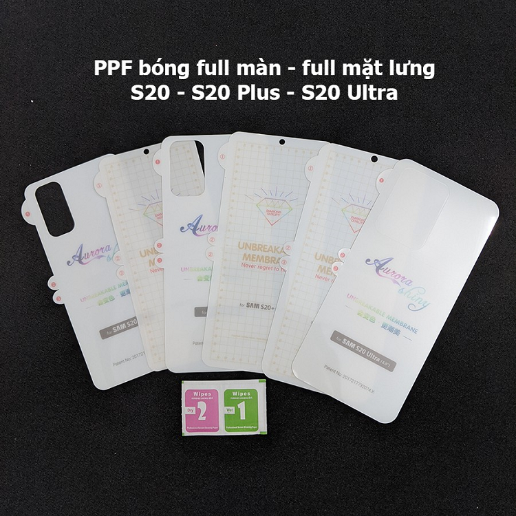 Miếng dán PPF chống trầy xước S20 S20 Plus S20 Ultra