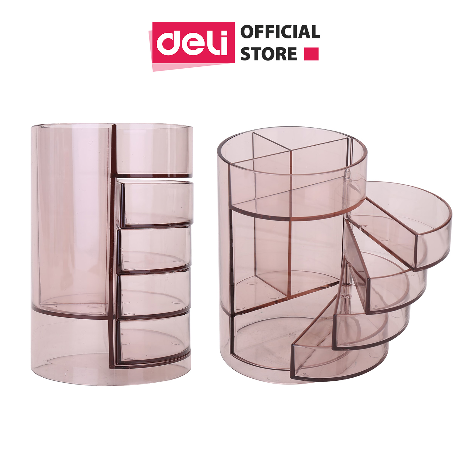 Cốc cắm bút 4 ngăn deli - e906