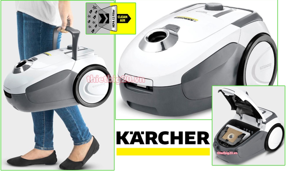 Máy hút bụi gi đình KARCHER VC2 KAP ( kèm túi lọc )