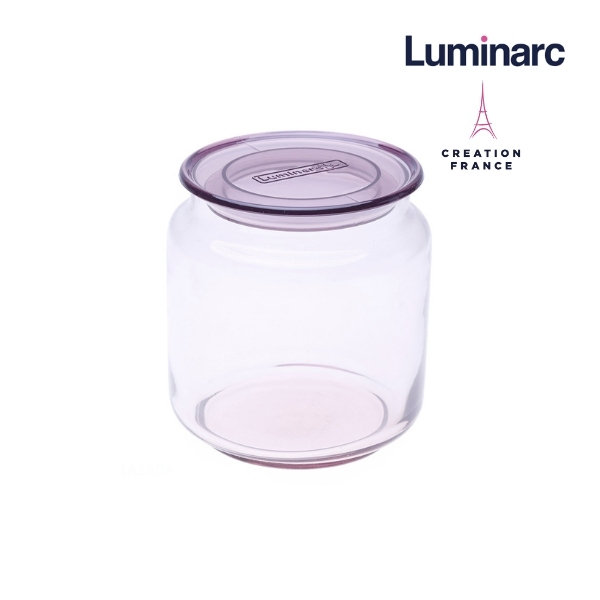 Hũ Thủy Tinh Luminarc Rondo Pink 500ML - J5875