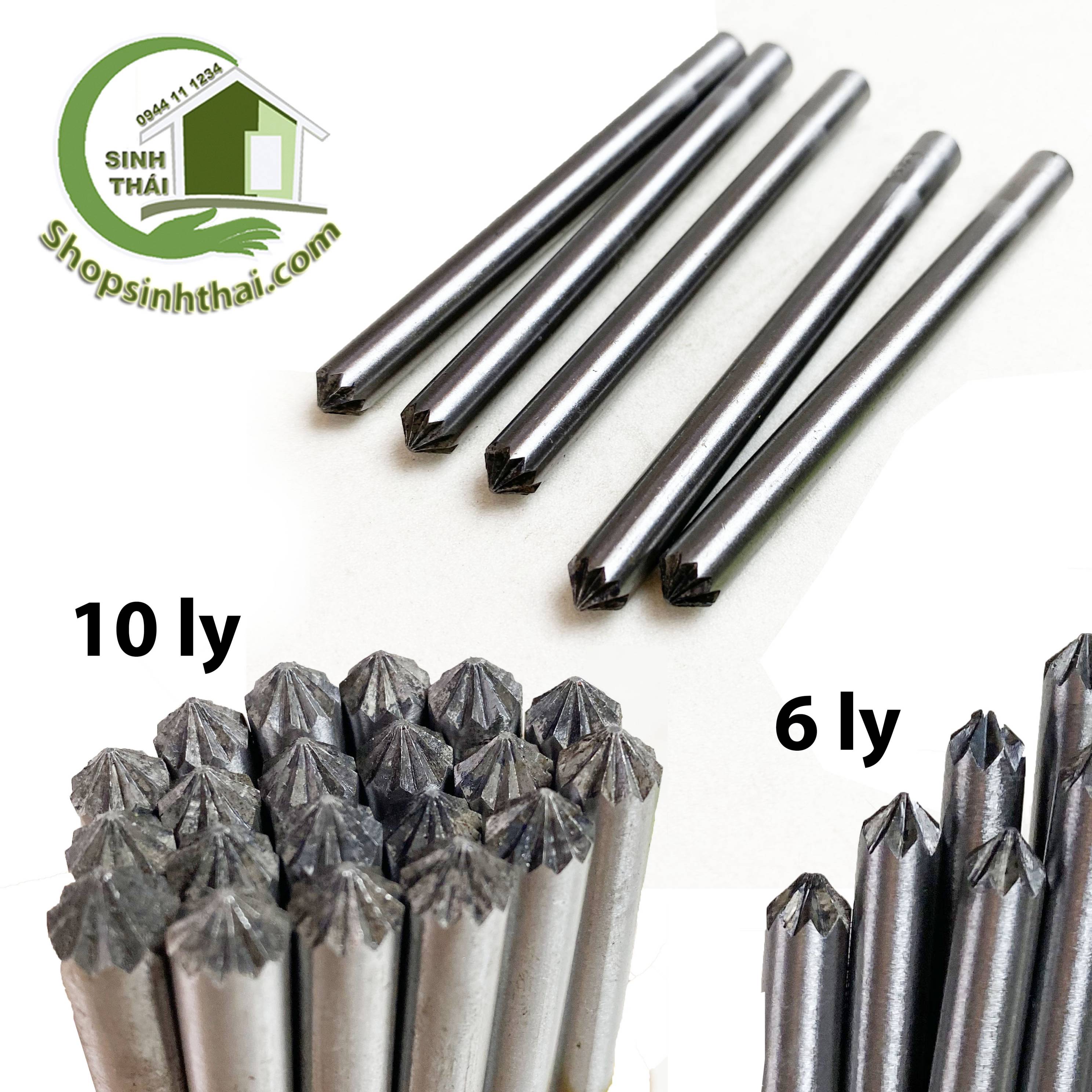 Cây chẻ đầu nút bấm đóng khoen mắt cáo - dụng cụ đóng nút bấm nút bóp túi xách nón mũ - chọn size