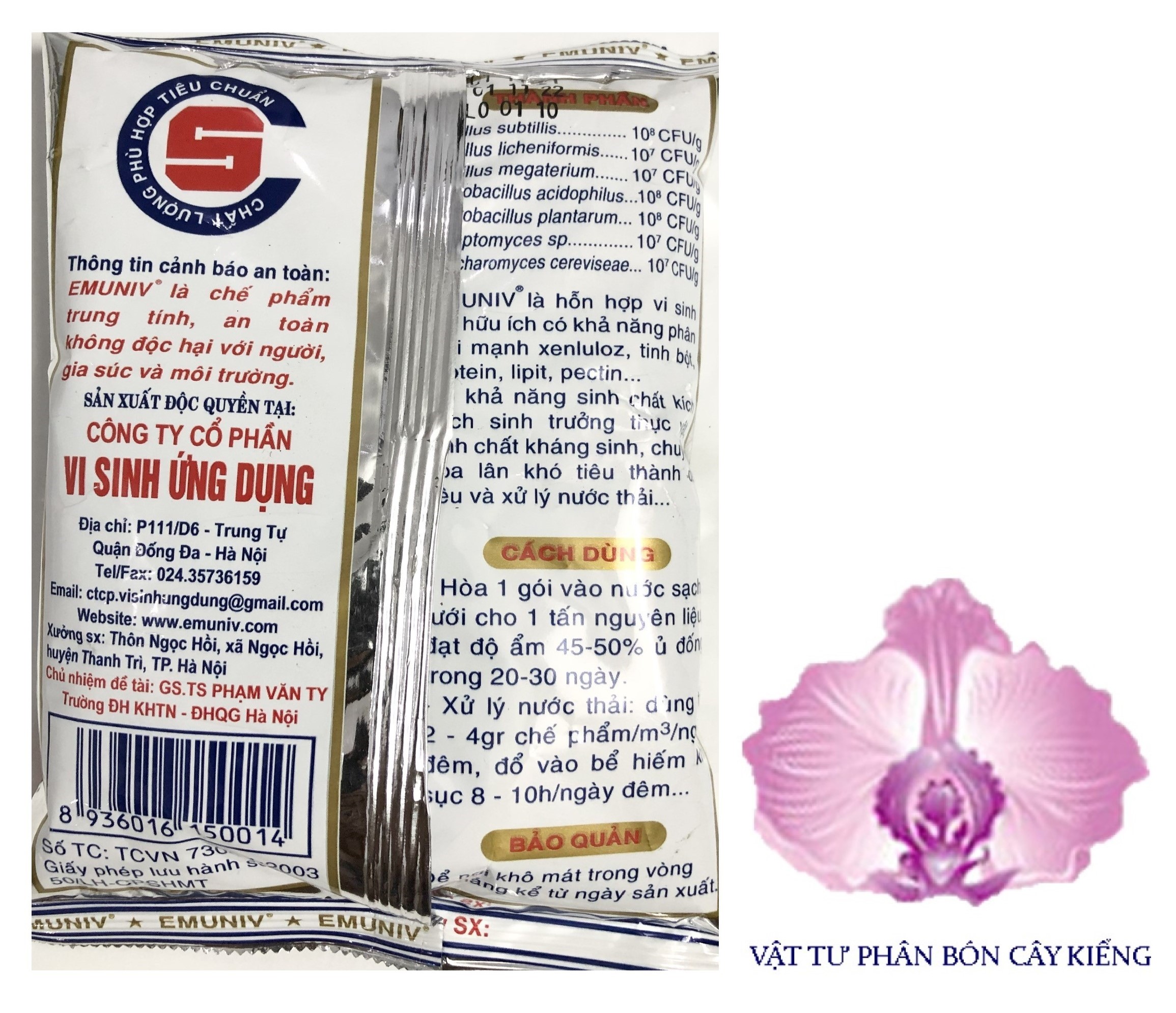 Phân Bón EMUNIV Vi sinh ứng dụng - #166A# 200g
