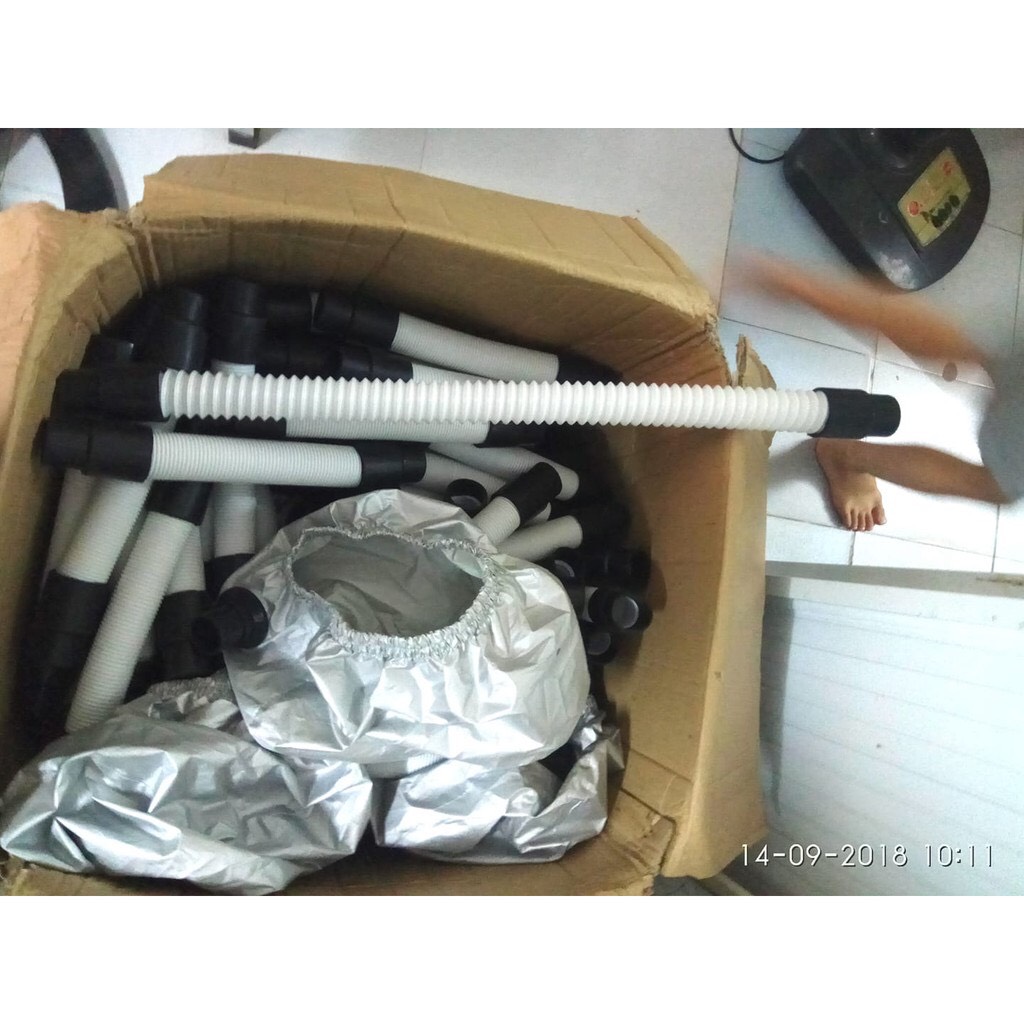 MŨ TRÙM ĐẦU VÀ ỐNG DẪN HƠI MÁY HẤP DẦU