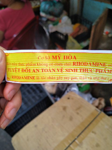 10 Ống Bột Màu đỏ màu Thực Phẩm Mỹ Hòa