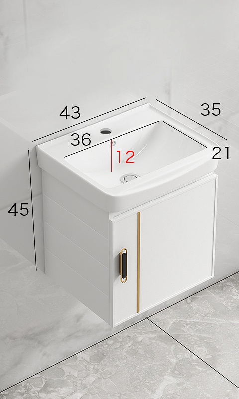 Super Beautiful White Sink Cabinet Set