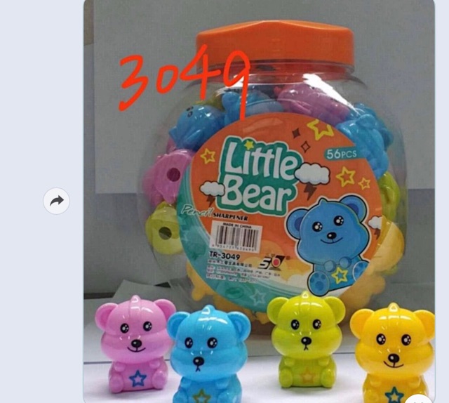 Gọt chì hình hà mã, quả lê, quả ớt, máy bay( combo 3 chiếc )
