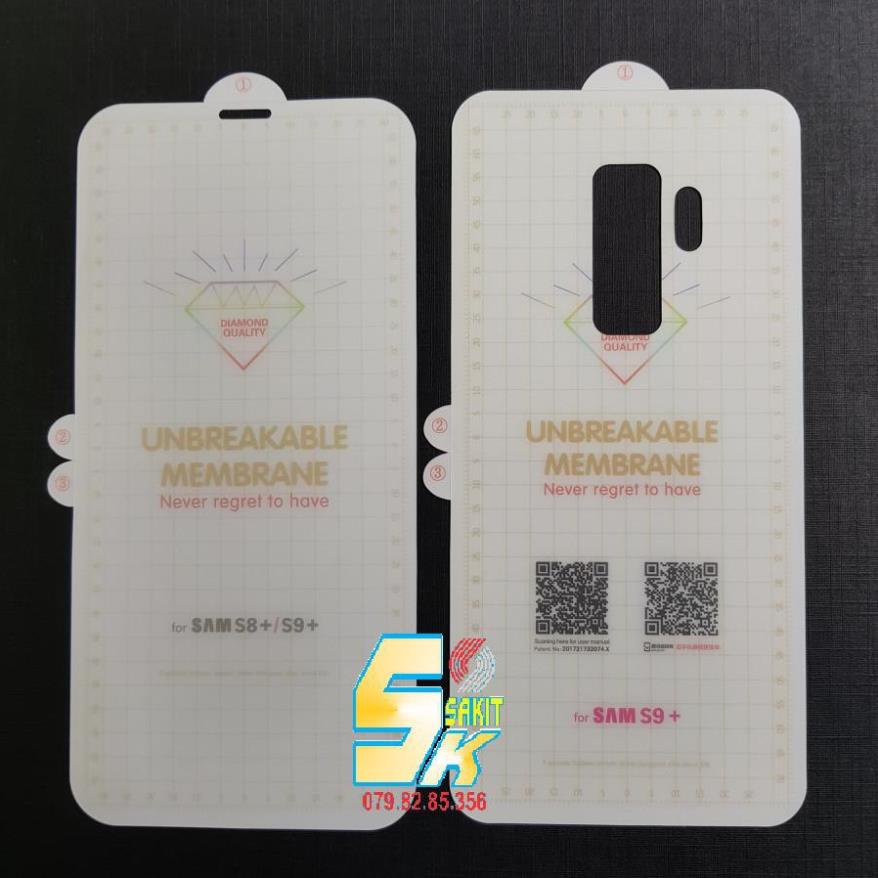 [HCM]Combo 2 Miếng Dán Nano PPF Full(1 Mặt Sau+1 Mặt Trước) Trong Samsung S8- S9-S8plus- S9plus-S10-S10Plus-S10lite.