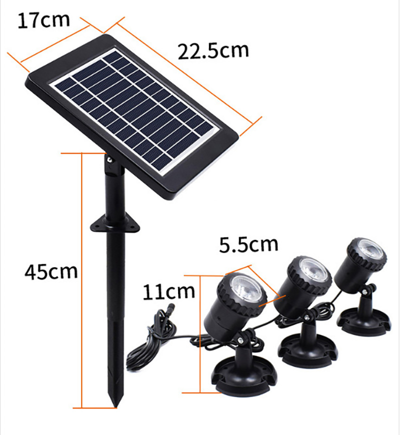 B&B Led Solar Light Projection Light Spotlight Outdoor Decorative Lighting Colorful Intelligent Light Control