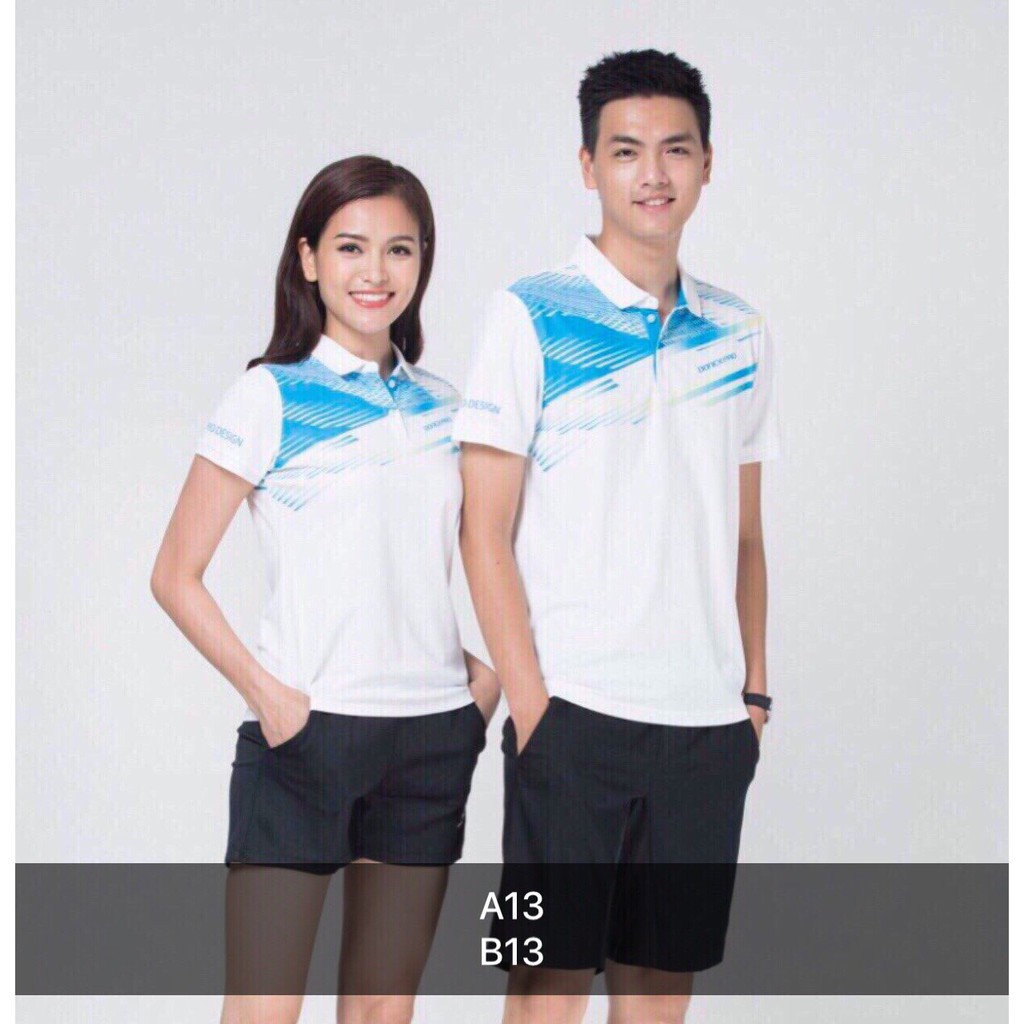 Áo Cầu Lông Lining Màu Trắng