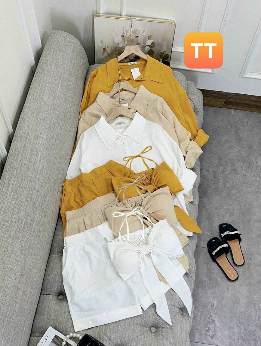 [HCM]Sét bộ nữ bộ đi chơi 3 món siêu xinh