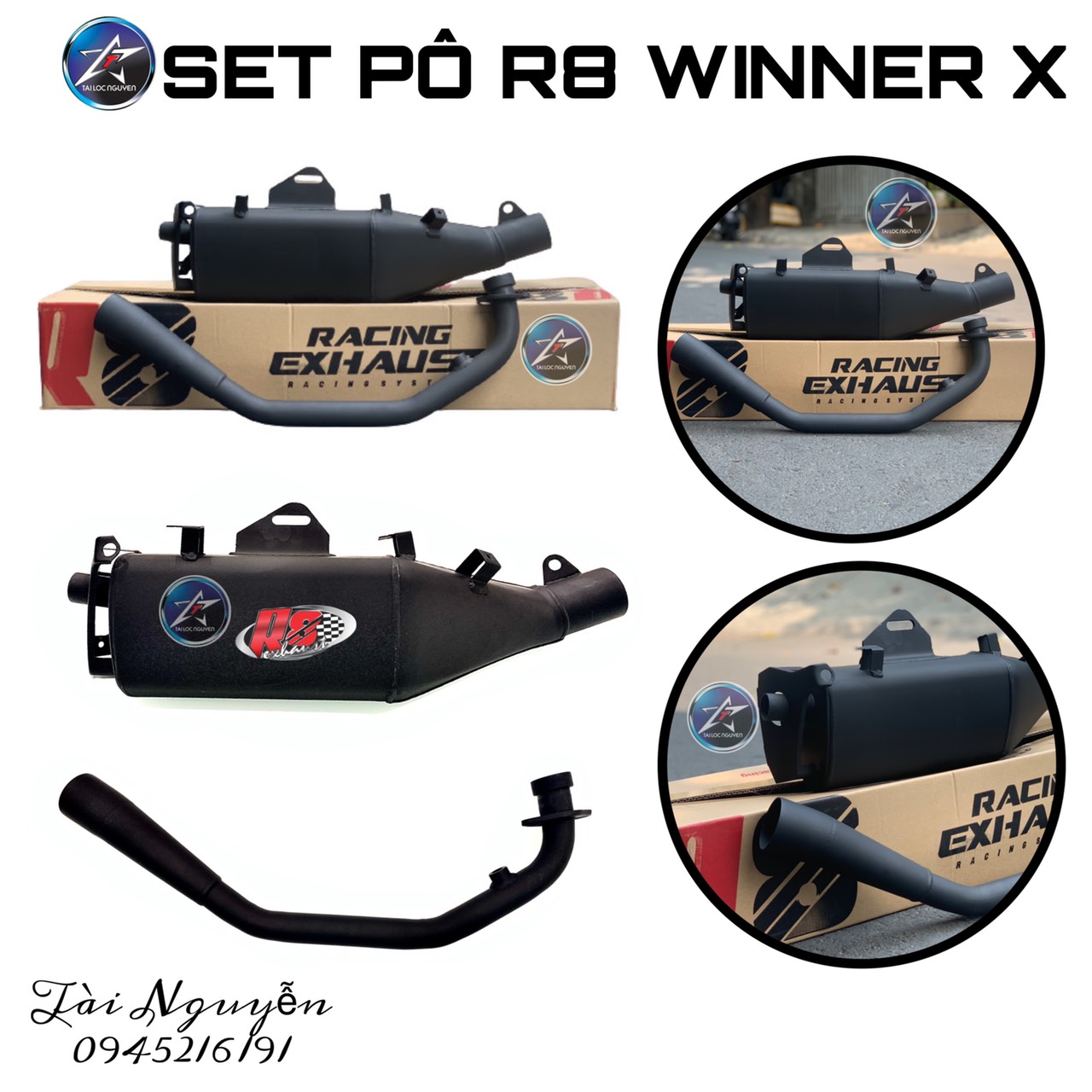 PÔ TĂNG GIẢ ZIN R8 CHO HONDA WINNER X