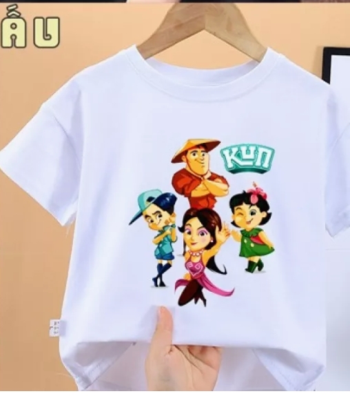 <SĨ> áo thun sữa kun nông dân siêu phàm chất cotton mịn đẹp đủ szie bé lớp 1/2/3/5