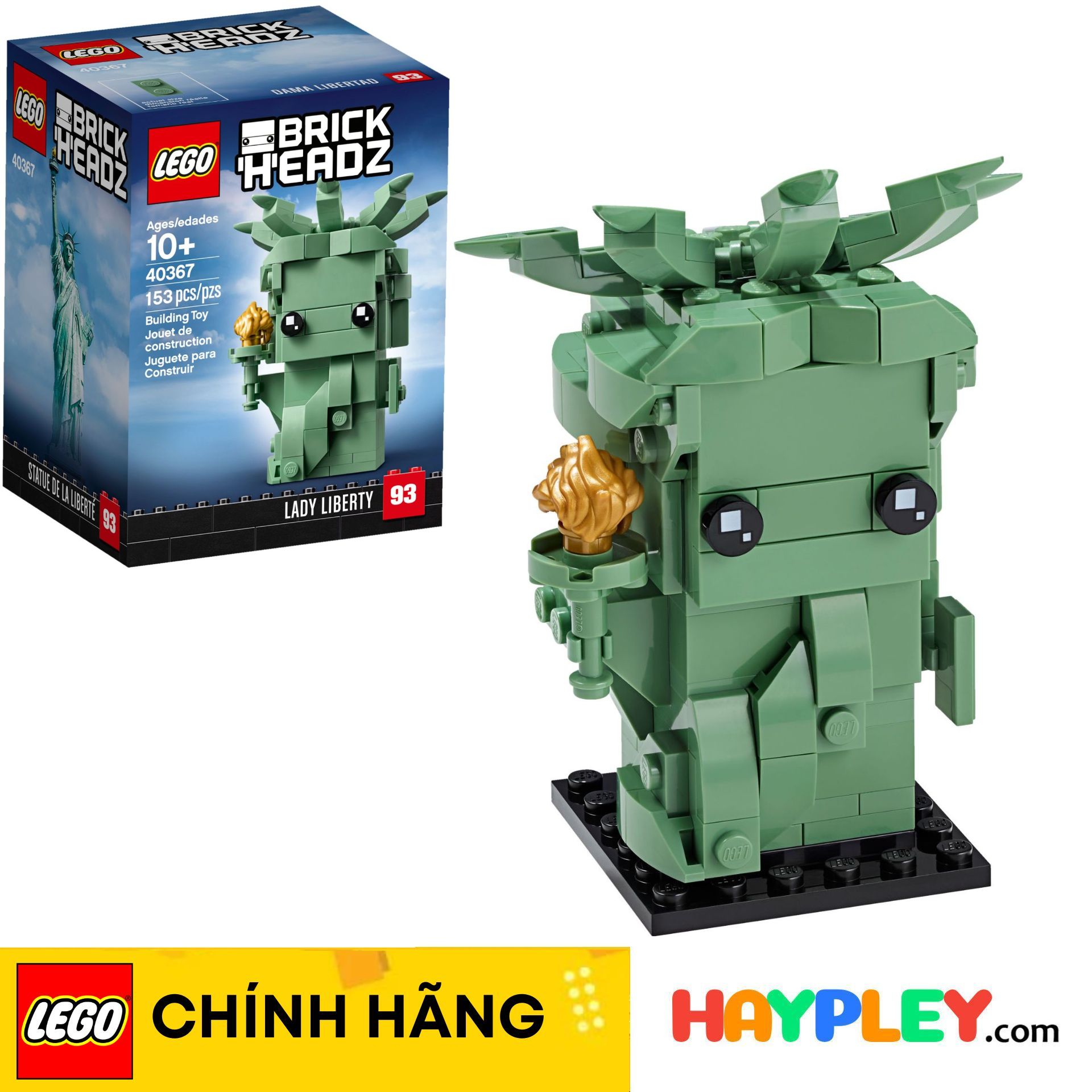 LEGO BrickHeadz 40367 Nữ thần Tự do (Exclusive) - Haypley
