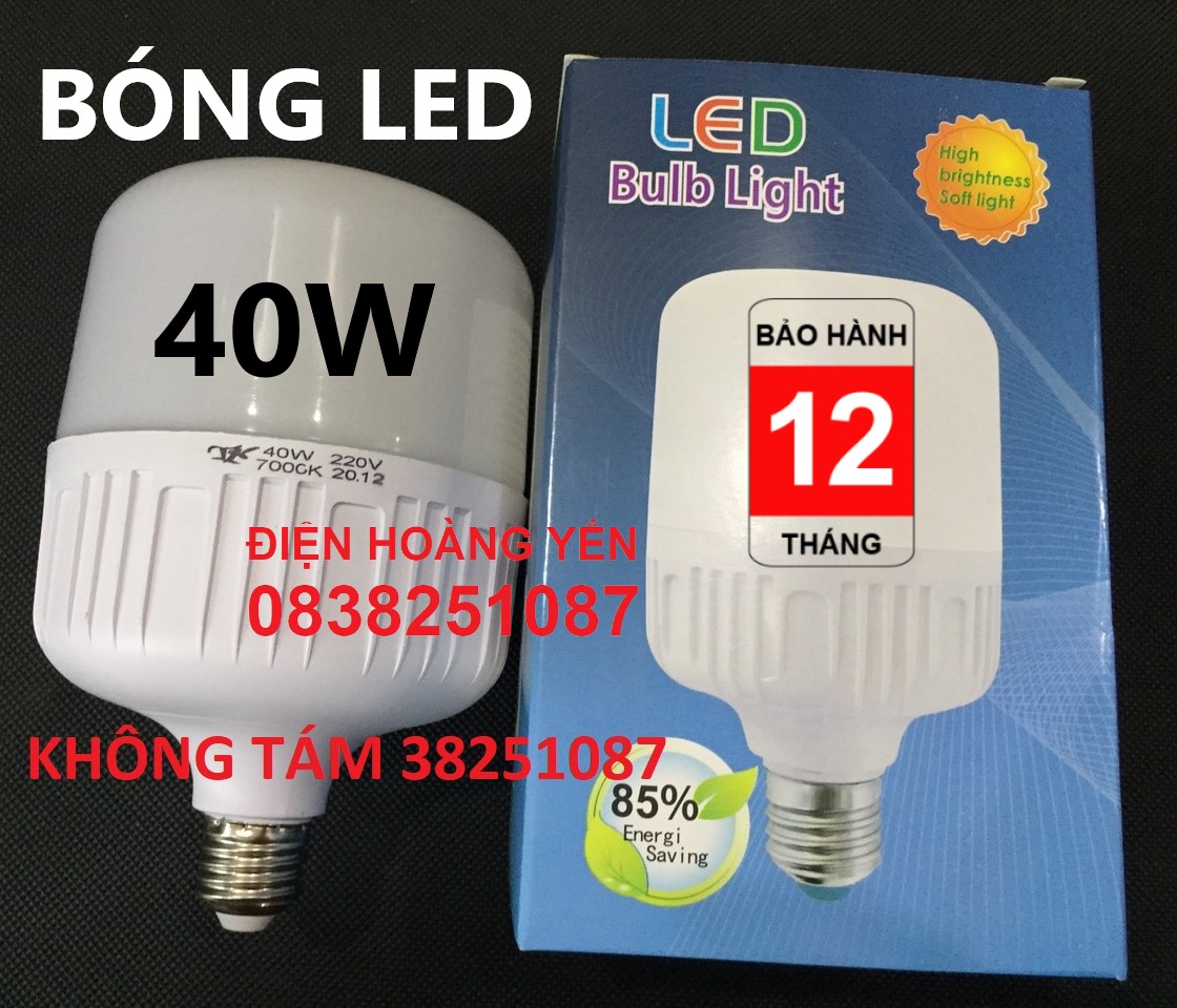 Bóng Đèn LED 40W E27 công suất lớn