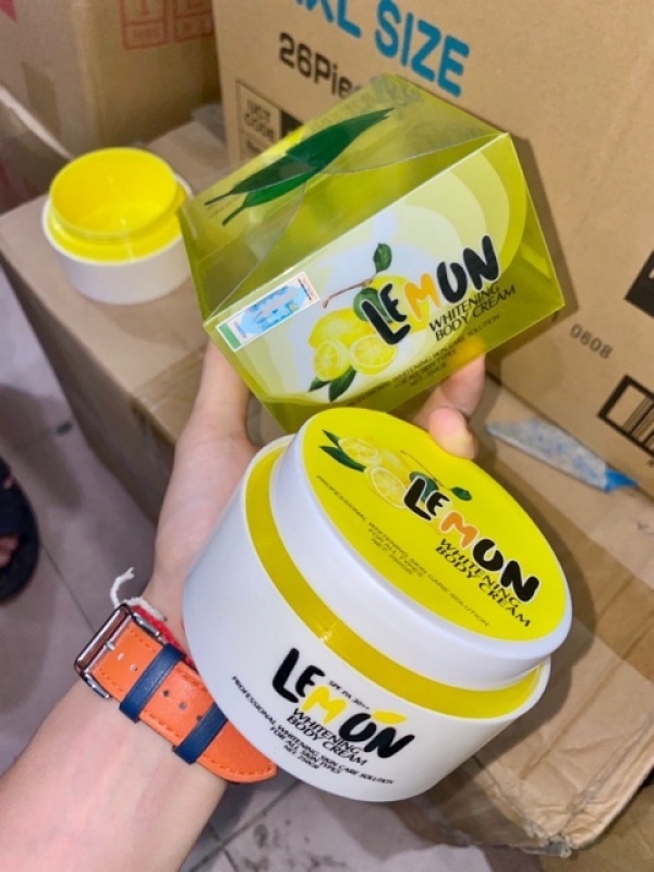 Kem body Lemon Chanh mẫu mới có tem nhập khẩu