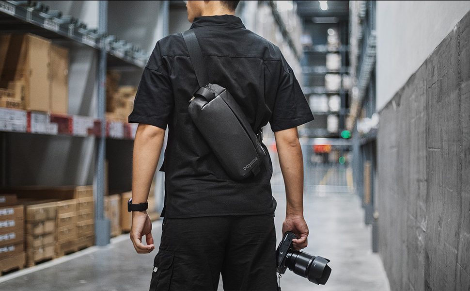 Túi đeo chéo tomtoc (usa) lightweight codura sling bag