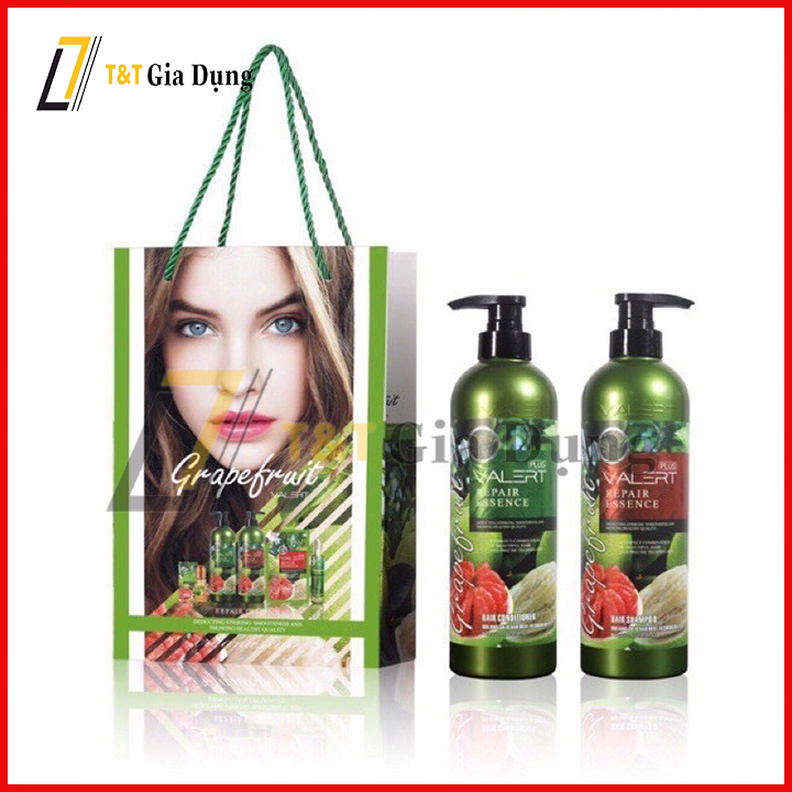 Bộ dầu gội xả bưởi kích thích mọc tóc siêu mềm mượt grapefruit 850ml
