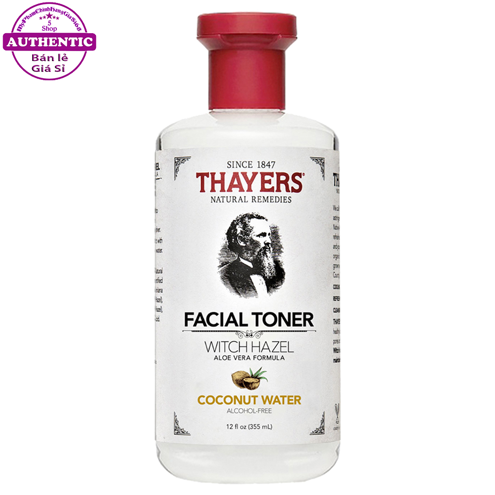 Nước Hoa Hồng THAYERS Aloe Vera Formula Witch Hazel USA(COCONUT)