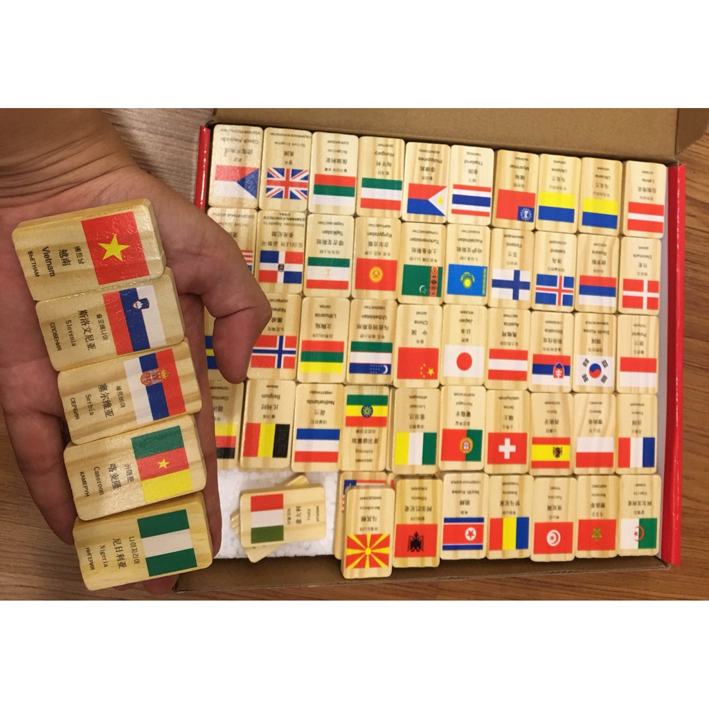 100 QUÂN CỜ DOMINO CÁC QUỐC GIA