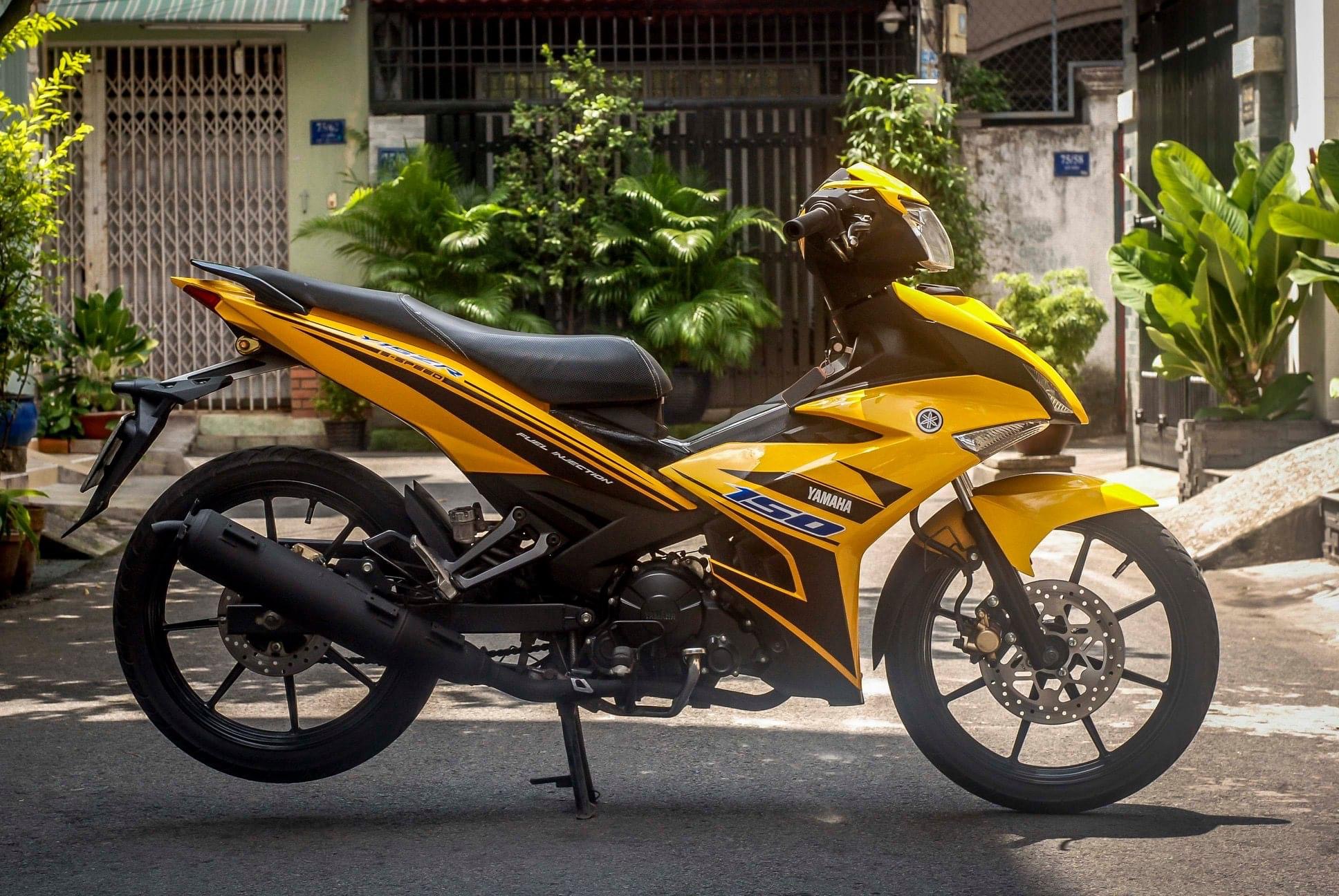 Tem rời exciter 150 dán xe vàng