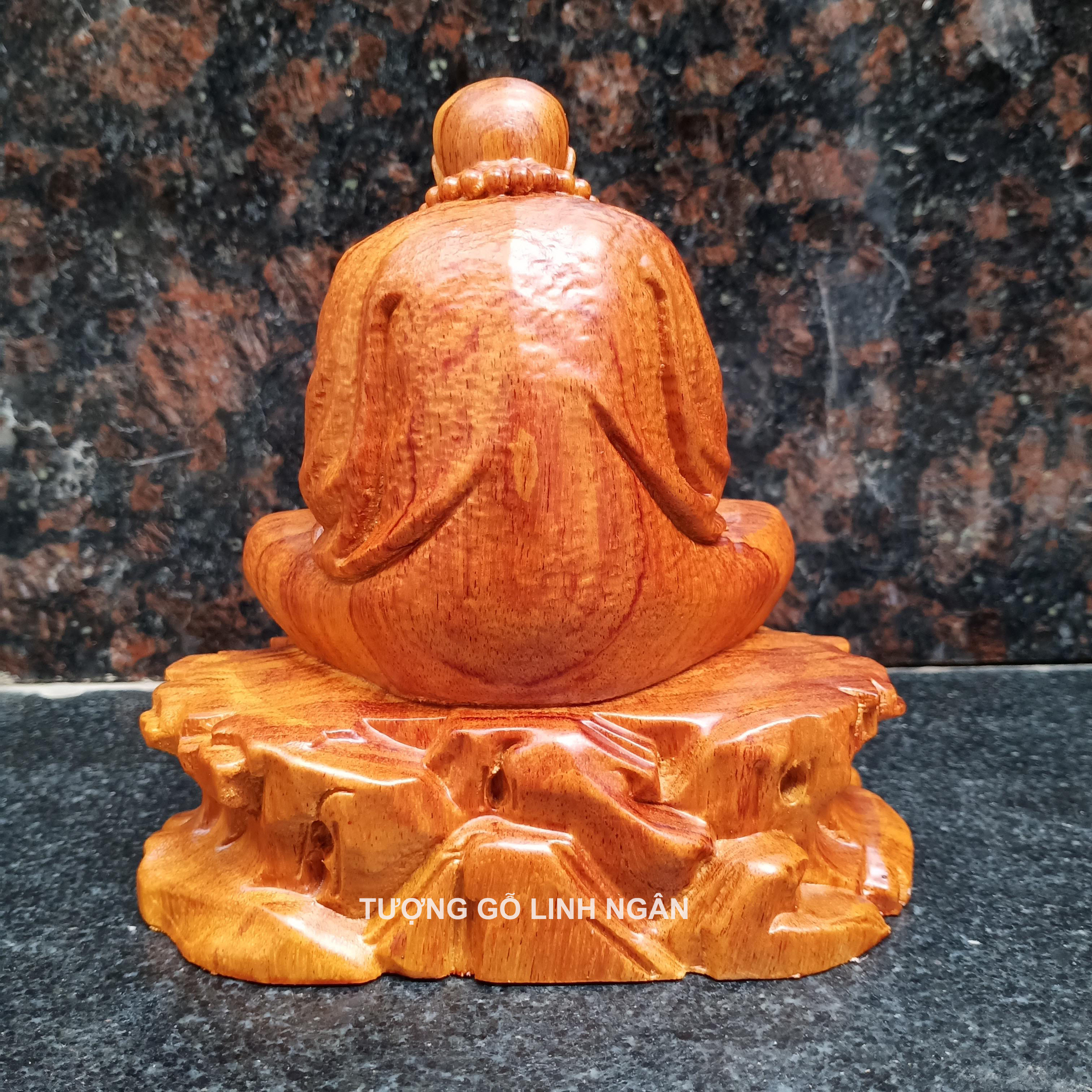 Tượng Đạt ma - Đạt ma sư tổ ngồi thiền gỗ hương