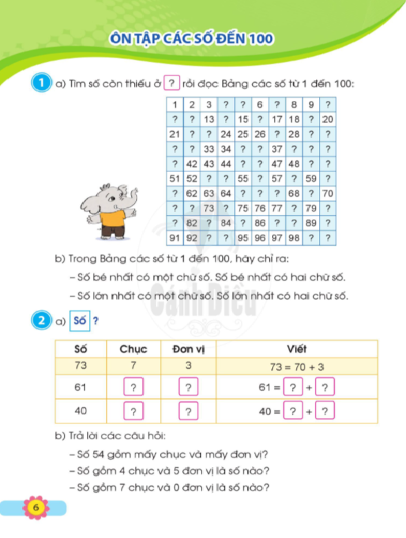 SGK Toán lớp 2 tập 1 - Cánh Diều