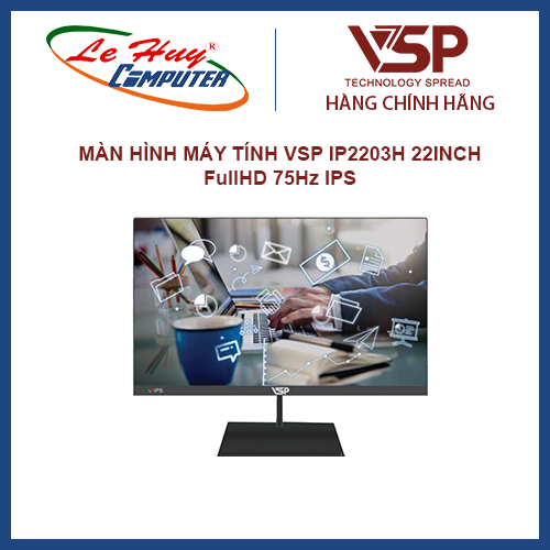 Màn hình máy tính vsp ip2203h 22inch fullhd 75hz ips