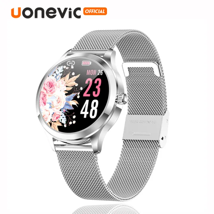 Đồng hồ thông minh Uonevic LW10 cho nữ đồng hồ chống thấm nước IP68 theo dõi sức khỏe cho Android IOS - INTL | Lazada.vn