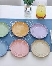 Set  6 Đĩa Lúa Mạch Dạng Tròn