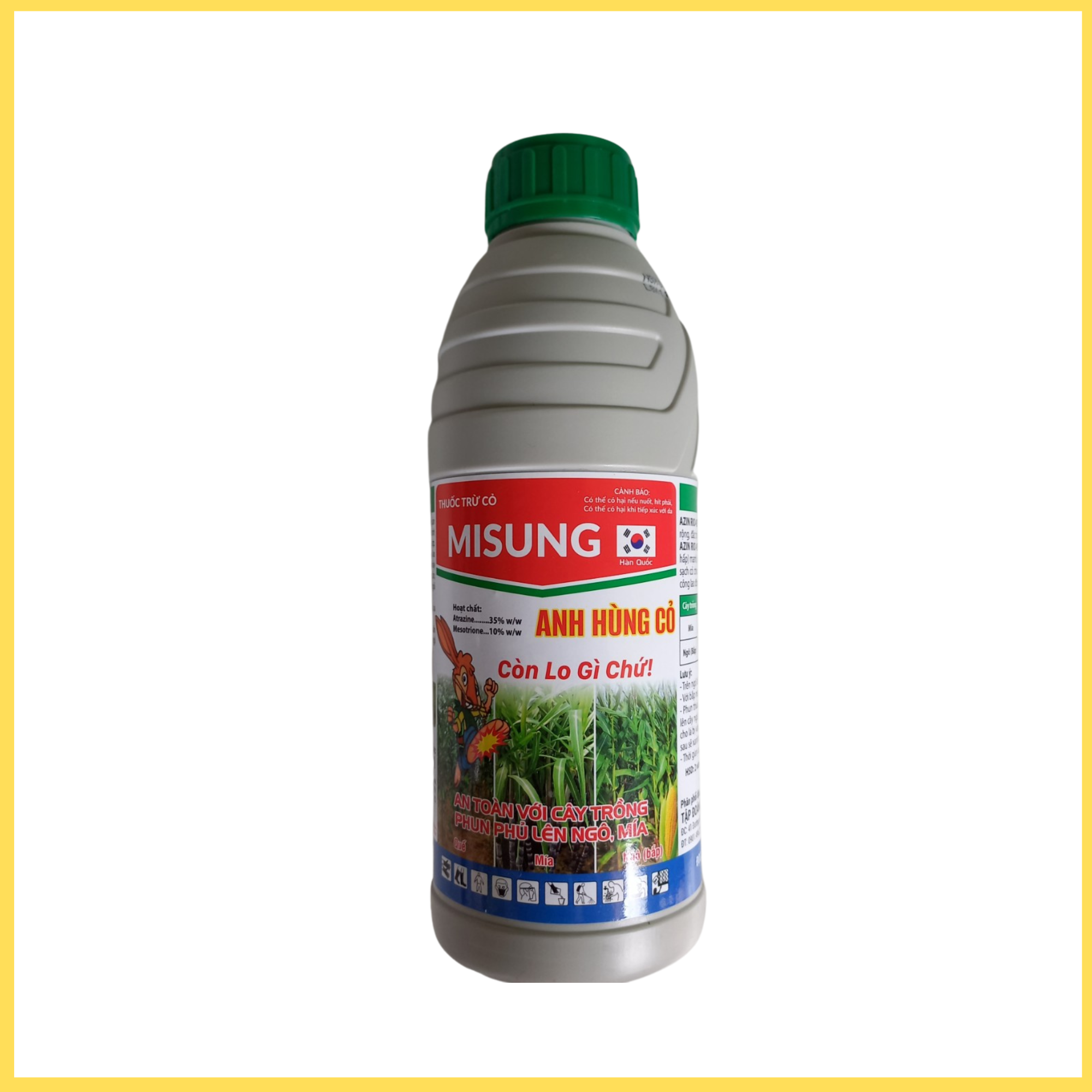 Thuốc trừ cỏ phun phủ lên ngô, mía, quế misung 800ml trừ sạch cỏ lá rộng, lá hẹp an toàn với cây trồng