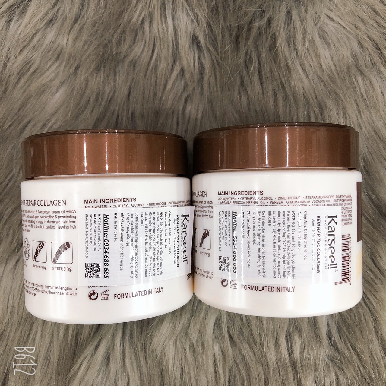 ( Hàng chính hãng ) Hấp Collagen phục hồi tóc hư tổn Karseell 500ml