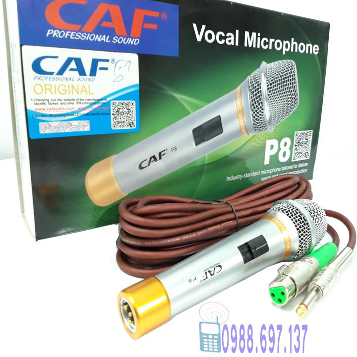 micro karaoke có dây cao cấp CAF P8