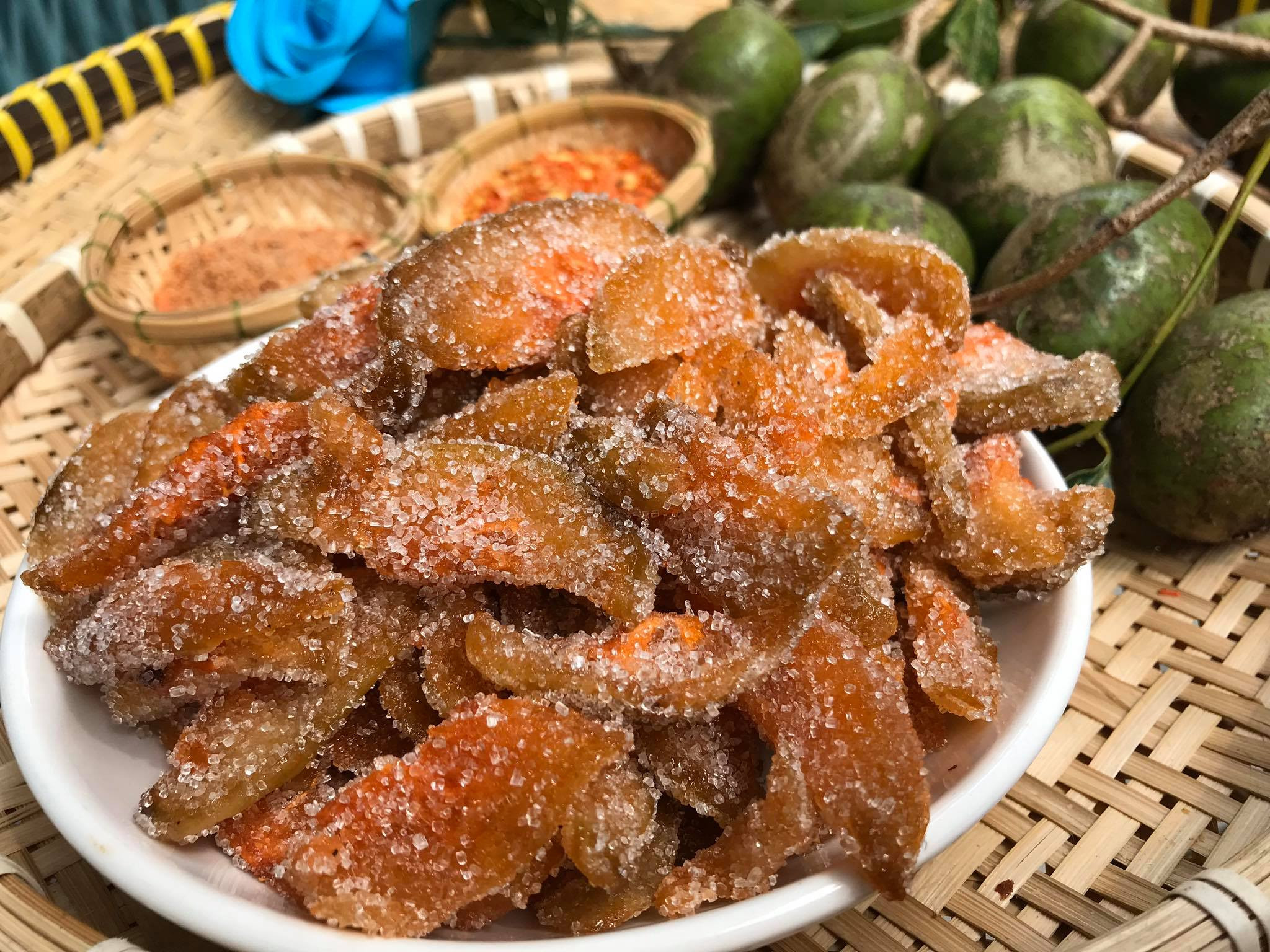 MỨT CÓC CAY CHẺ LÁT 1KG - mứt tết - đồ ăn vặt