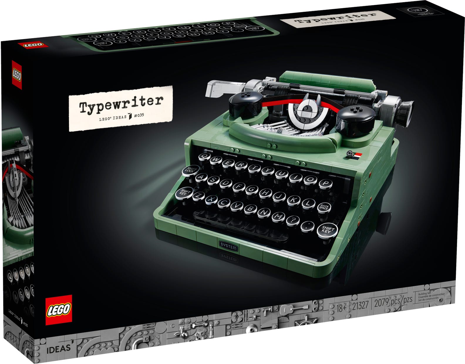 [HAPPY BRICKS] - LEGO  IDEAS - 21327 - MÁY ĐÁNH CHỮ - TYPEWRITER