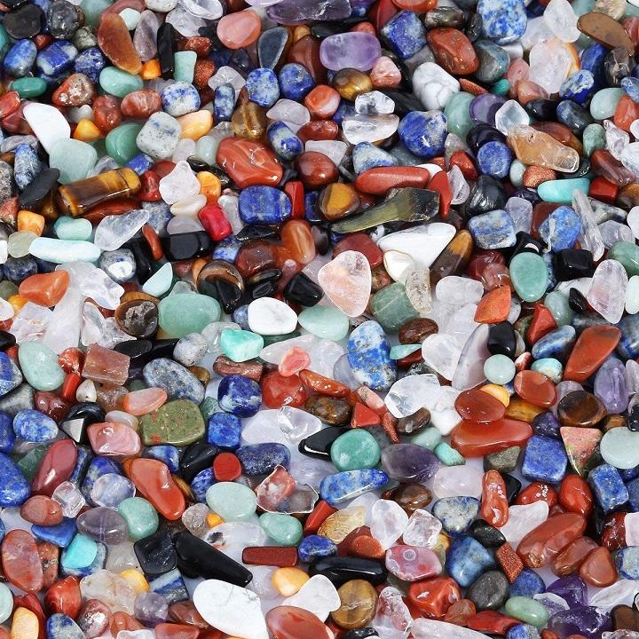 2kg Đá Thạch Anh Vụn Nhiều Màu (đá quý tự nhiên)