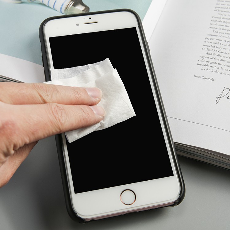[Bộ 2 giấy lau màn hình] Miếng vệ sinh màn hình điện thoại đa năng