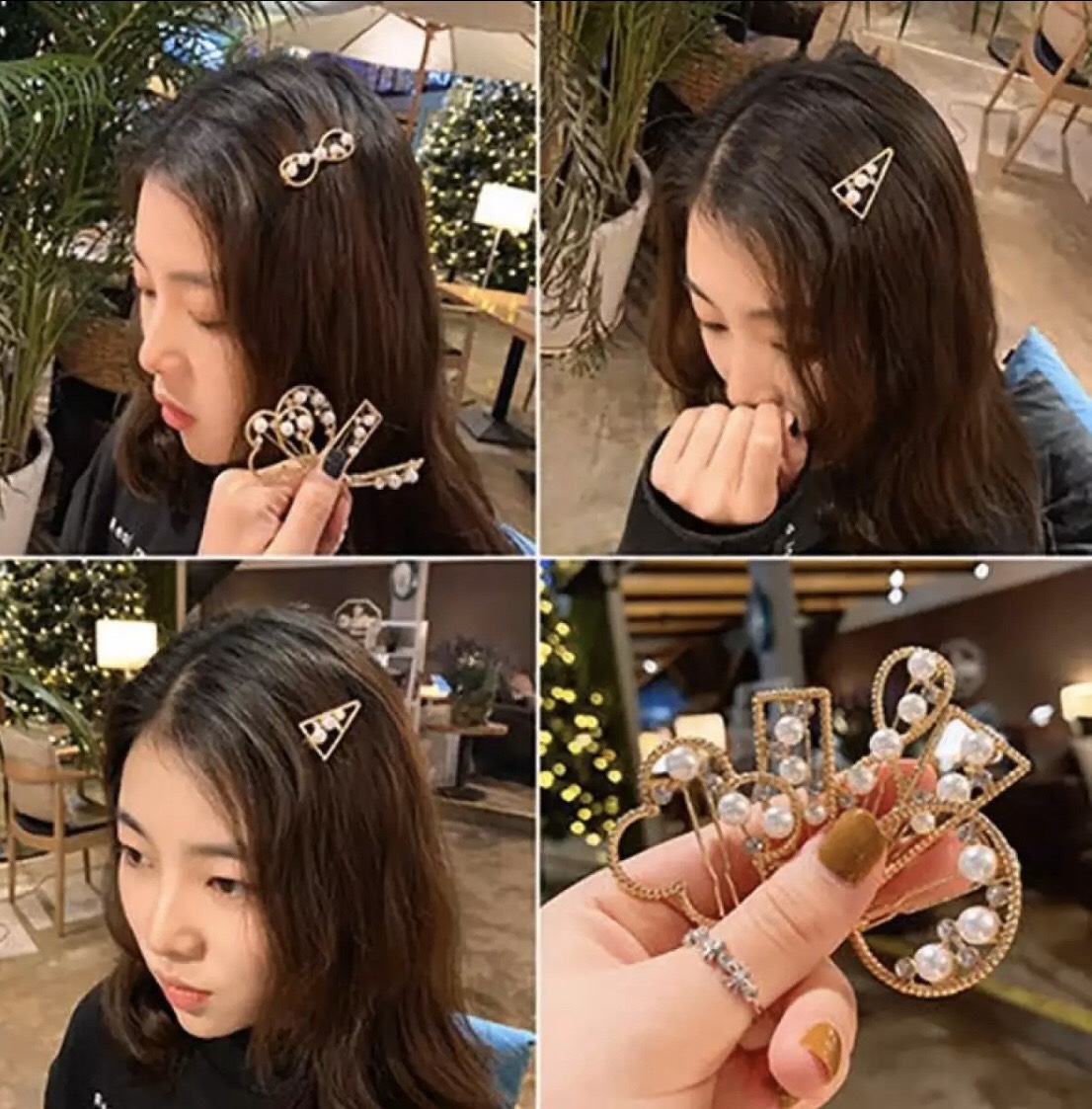 Bộ 5 kẹp tóc nữ Hàn Quốc