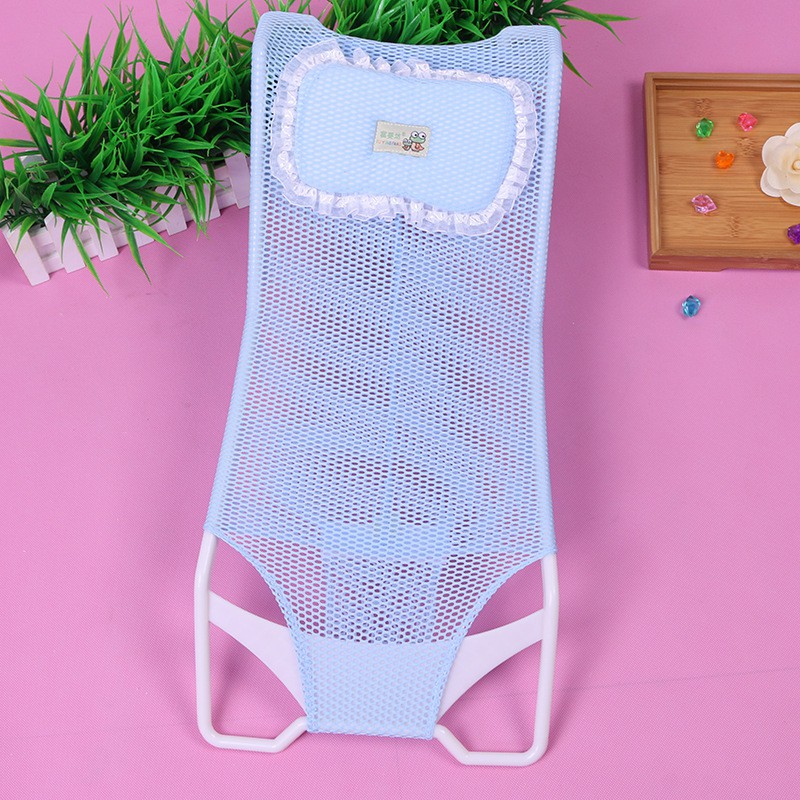 Giường lưới tắm kèm gối cao cấp cho bé
