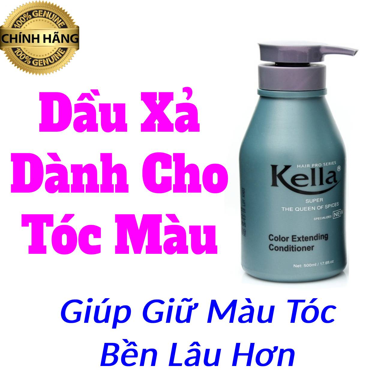 Dầu Xả Dành Cho Tóc Nhuộm Màu Kella 500ml - Thoitrangtocnhuom