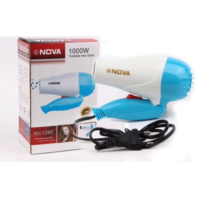 Máy Sấy Tóc Nova Mini Du Lịch- Máy sấy tóc ( kèm hộp)