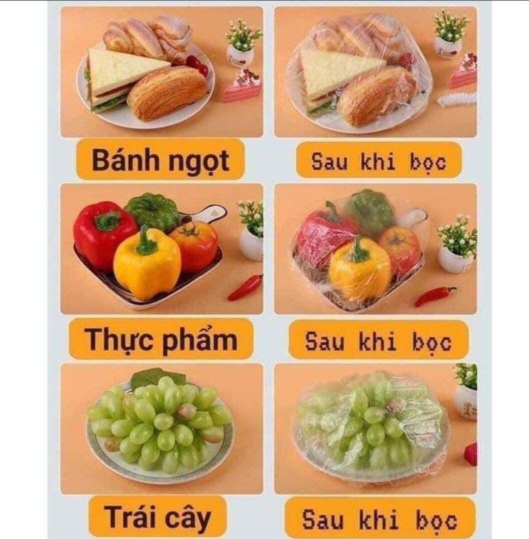 Màng Bọc Thực Phẩm Đa Năng Túi 50 Bọc.