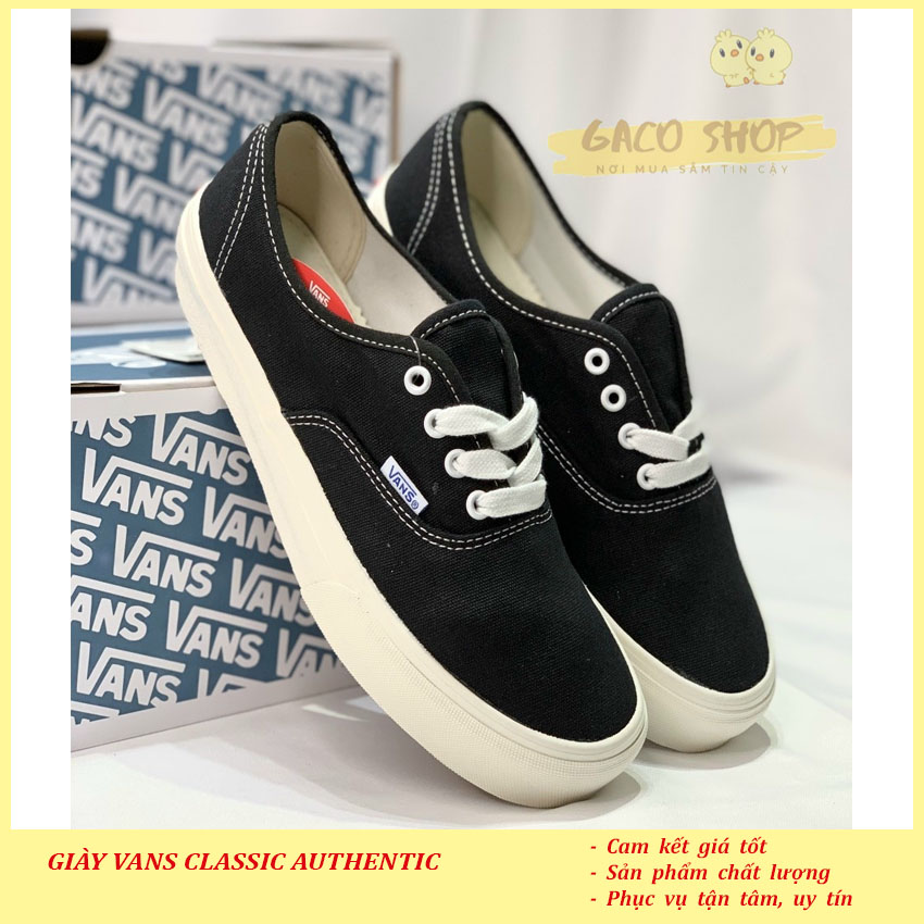 Giày thể thao Classic Authentic Đen [GACO SHOP]