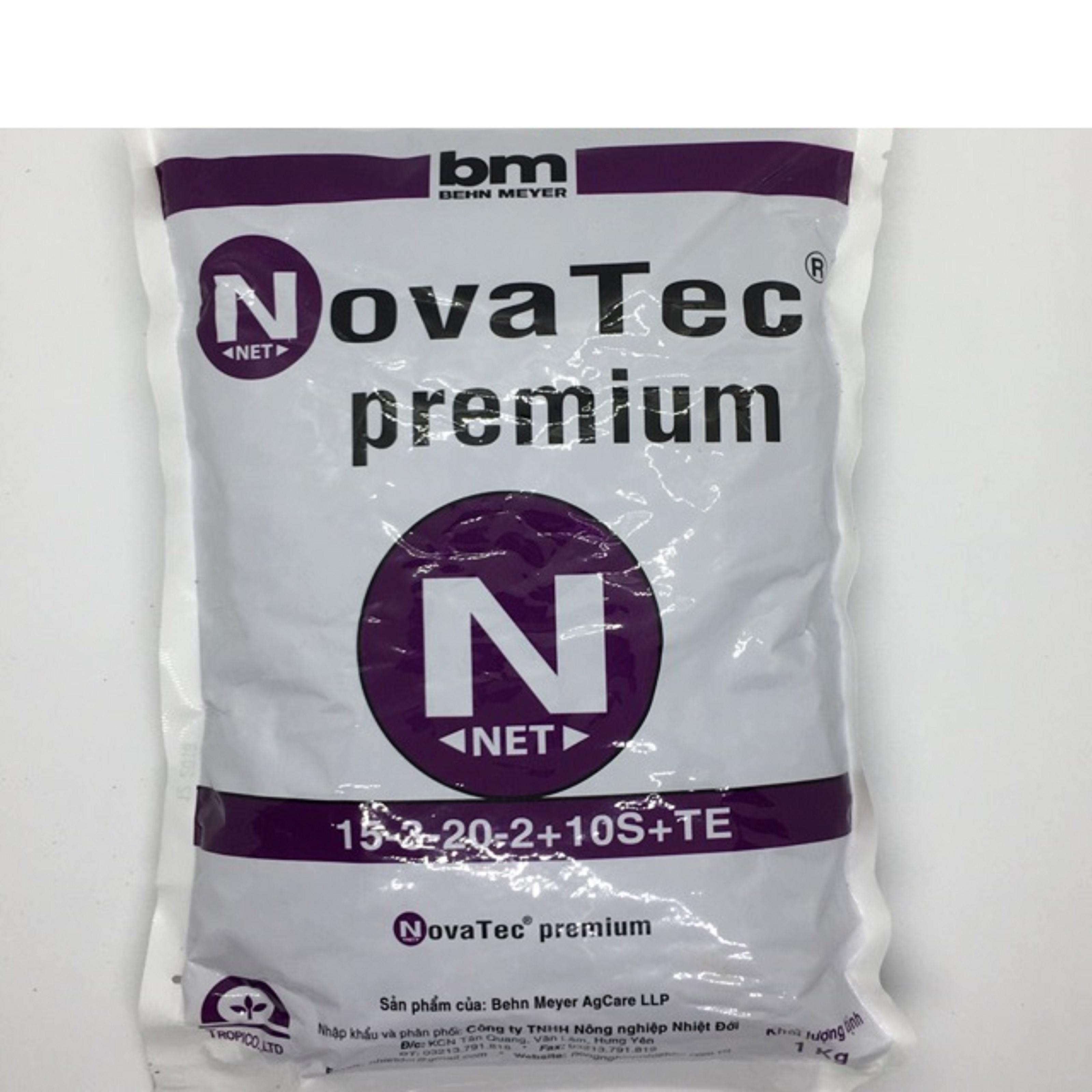 Phân bón Đức Tím cao cấp NK NovaTec Premium gói 1kg phân bón kích hoa cho hoa hồng, cúc, thược dược... phân bón nhập khẩu cao cấp