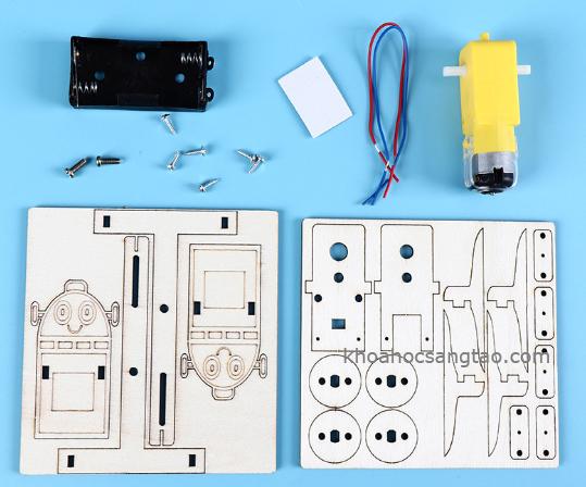 [Stem] Đồ chơi robot gỗ