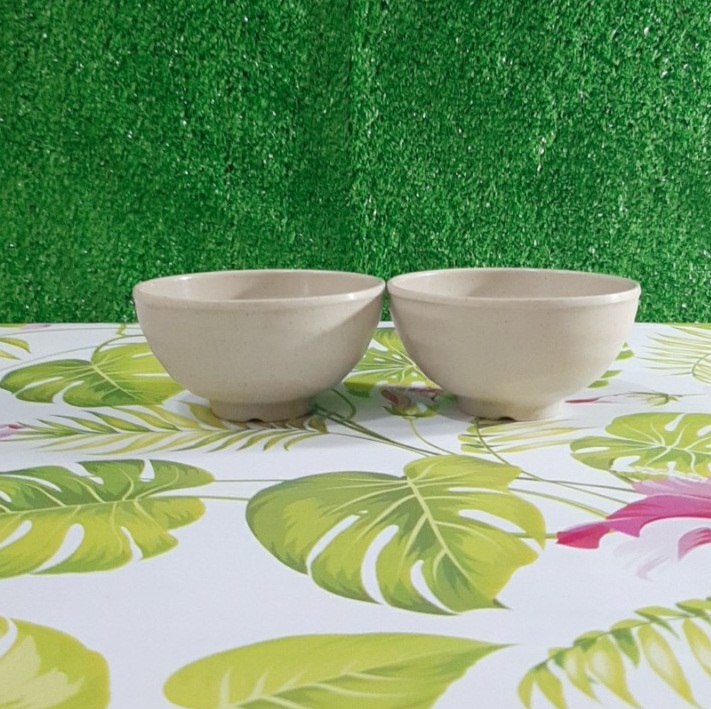 [HCM]Chén cơm nhựa Melamine kiểu Nhám Nâu cao cấp (CO15N)
