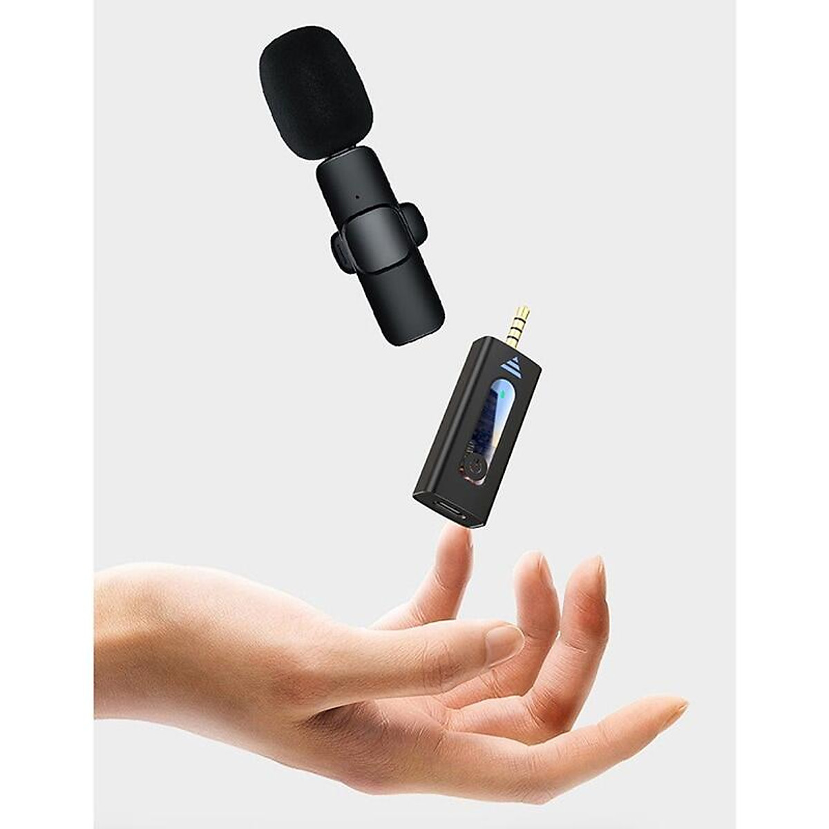 Microphone k35-1 + 3.5mm kẹp áo livestream, thu âm gióng nói siêu hay-at