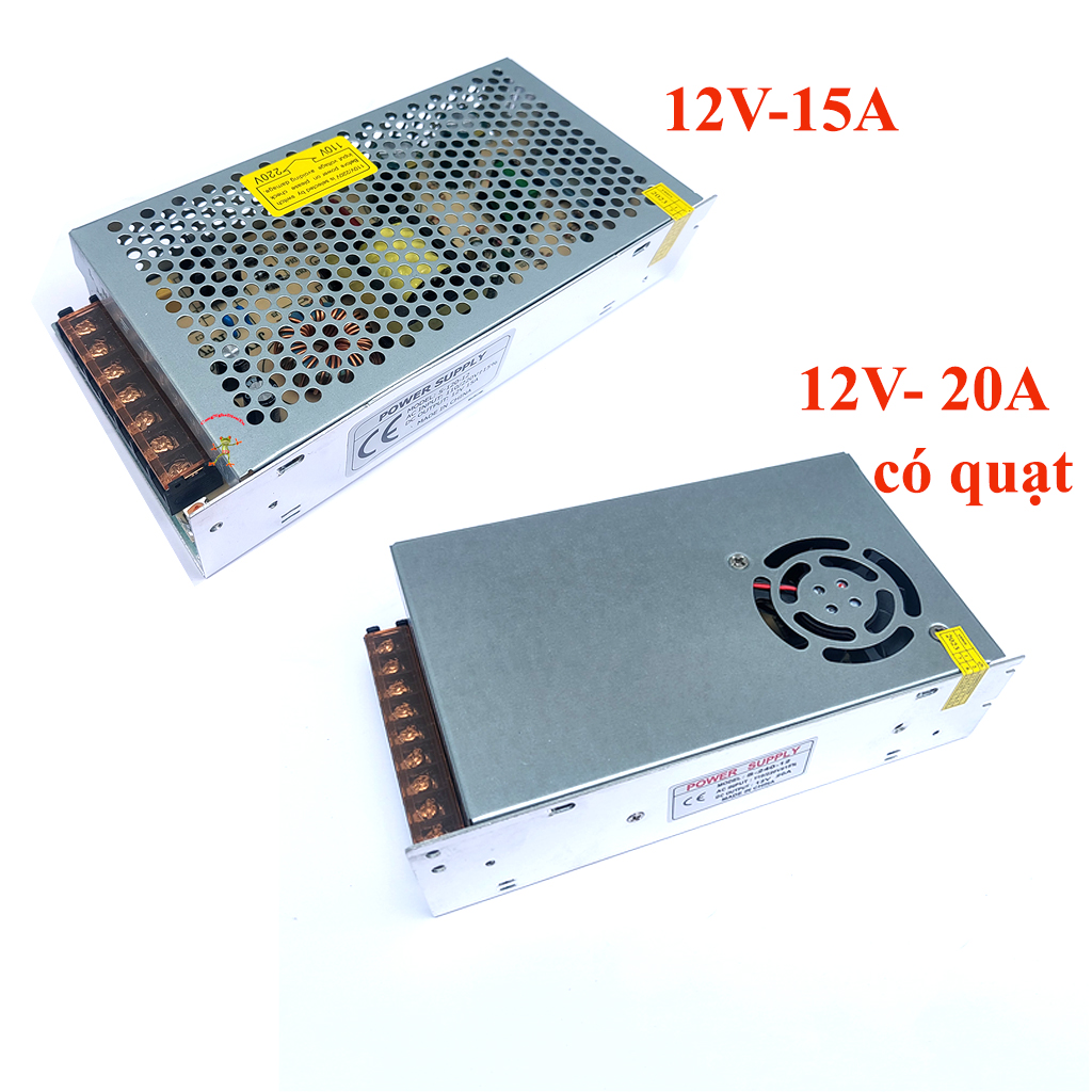 Nguồn tổ ong , nguồn xung 12v (15A - 20A)