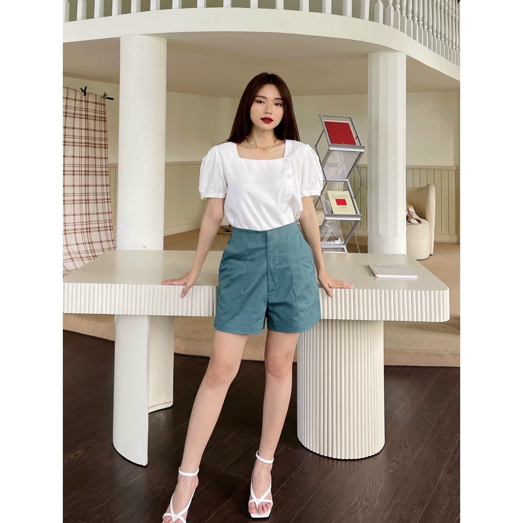 Áo Kiểu Cổ Vuông - AK222027 - BlazerSaigon